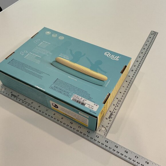 Quut Dippy Inflatable Pool Banana Blue Vinyl 2Y+ 47" Durable & Latex-Free turquo - Picture 11 of 13